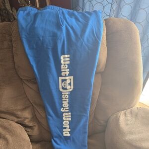 Disney Bright Blue Sweatpants with Logo